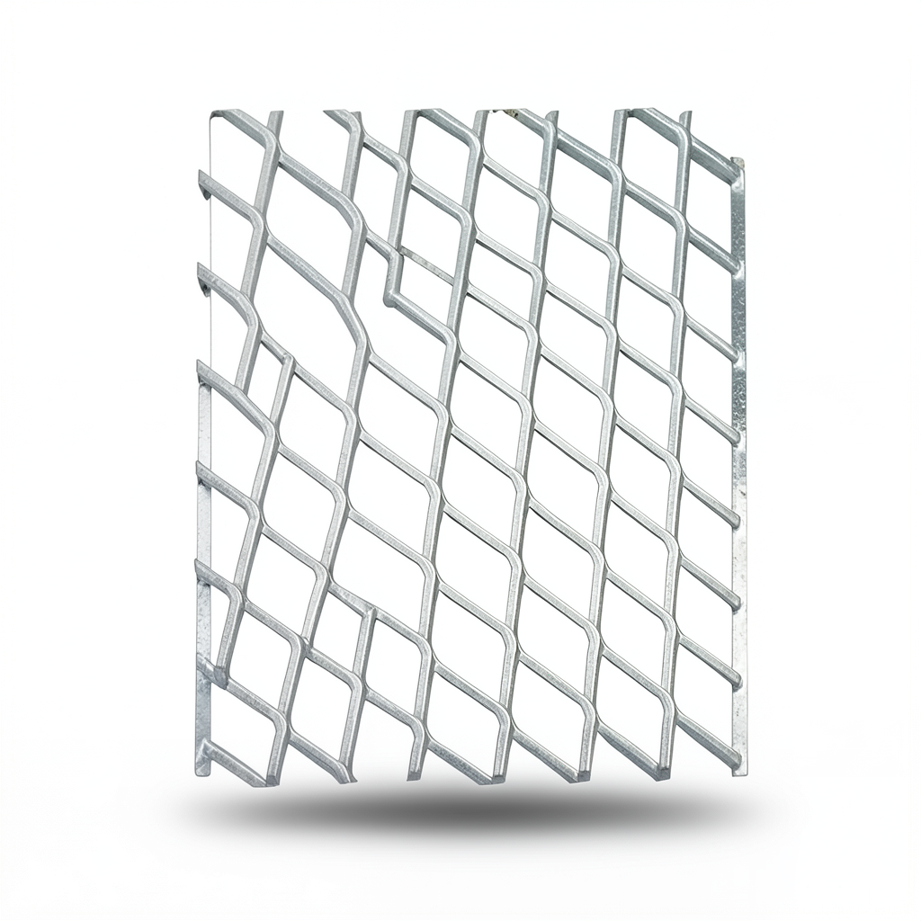 Galvanised Expanded Metal 4 mm Thickness 1×2 meters