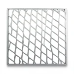 Galvanised Expanded Metal Thickness 2.7 mm Size 1×2 meters