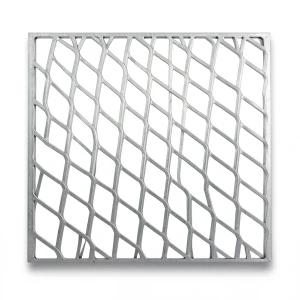 Galvanised Expanded Metal Thickness 2.7 mm Size 1×2 meters