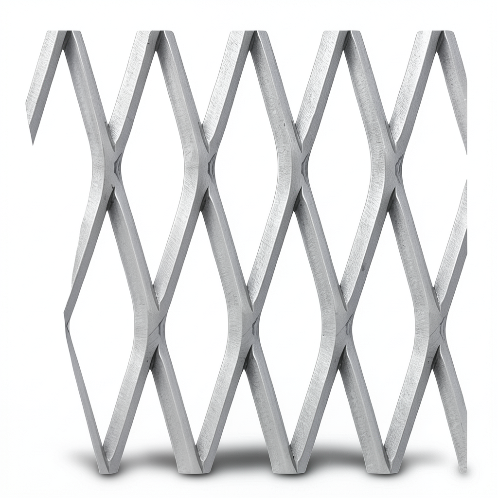 Expanded Metal Thickness 2 mm Size 1×2 meters