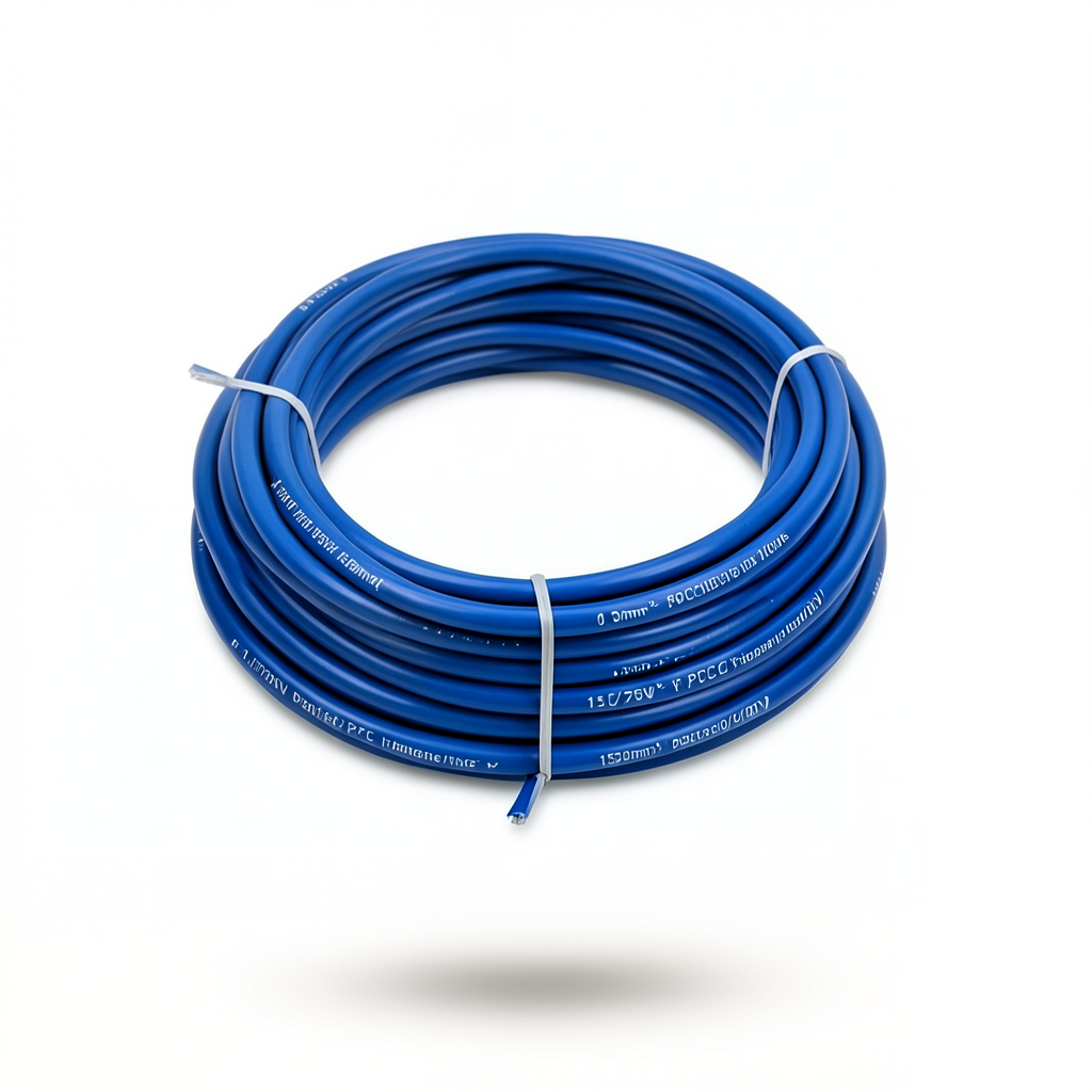 سلك كهرباء نحاس مرن مفرد 150 مم2 450/750 فولت عزل PVC، أزرق | شركة الفنار