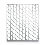 Galvanised Expanded Metal 4 mm Thickness 1×2 meters