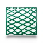 PVC Coated Expanded Metal Thickness 2.7 mm Size 1.22×2.44 meters
