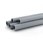 انابيب بلاستيك UPVC كهربائية EPC 80 مقاس 8 إنش سمك 14.22 مم لون رمادي