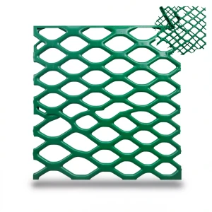 PVC Coated Expanded Metal Thickness 2.7 mm Size 1×2 meters