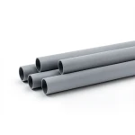 انابيب بلاستيك UPVC كهربائية EB 20 مقاس 6 إنش سماكة 3.18 مم لون رمادي