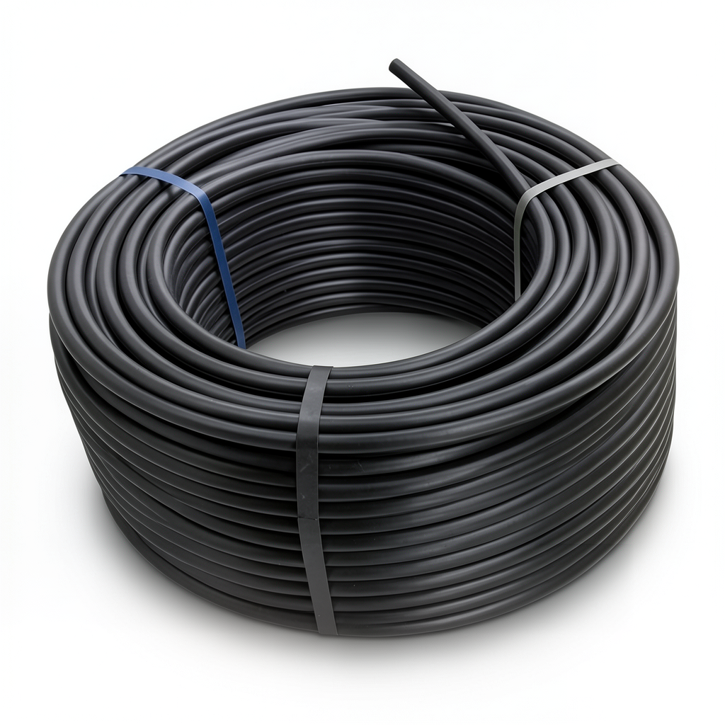 HDPE Plastic Coil Pipe PN 8 Bar PE 80 OD 63 mm SDR 17 Black