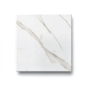 Porcelain Floor Tile 10 mm Thickness, Size 60x60 cm, Statuario Color, Amore Design