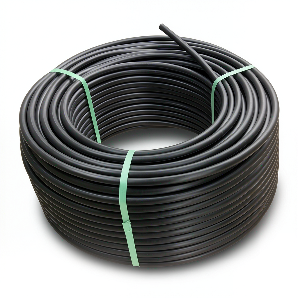 HDPE Coil Pipe PN 8 Bar PE 80 OD 75 mm SDR 17 Black