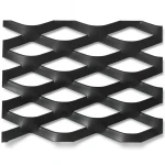 Hot Rolled Black Steel Expanded Metal Mesh Thickness 1.5 mm Width 2.44 m Length 4 m
