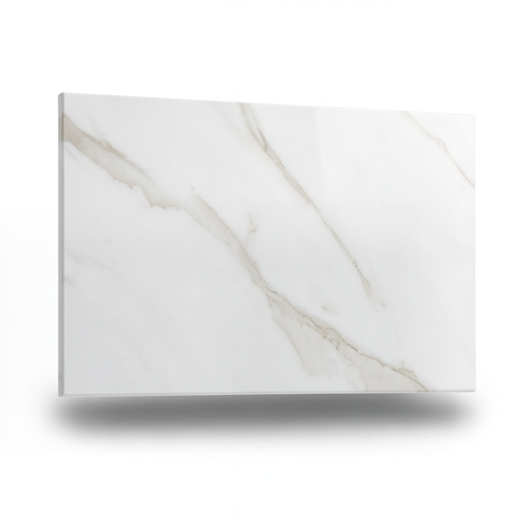 Porcelain Floor Tiles 12 mm Thickness, 120x60 cm Size, Statuario Color, Amore Design