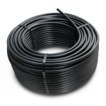 لفة أنابيب HDPE ضغط 8 بار PE 80 قطر خارجي 140 مم SDR 17 لون أسود