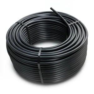 لفة أنابيب HDPE ضغط 8 بار PE 80 قطر خارجي 140 مم SDR 17 لون أسود