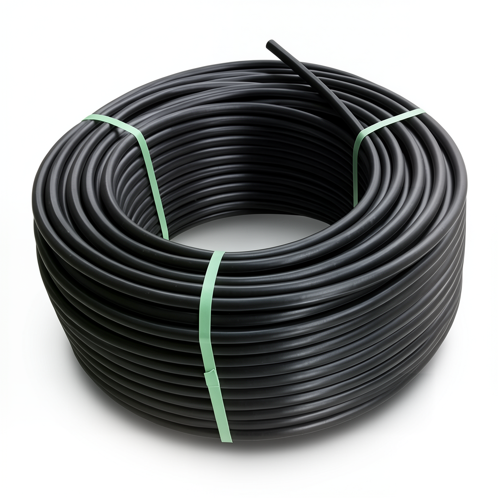 HDPE Plastic Coil Pipe PN 8 Bar PE 80 OD 160 mm SDR 17 Black