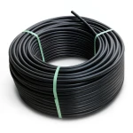 لفة أنابيب HDPE ضغط 10 بار PE 80 قطر خارجي 25 مم SDR 13.6 لون أسود
