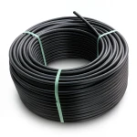 لفة أنابيب HDPE ضغط 5 بار PE 80 قطر خارجي 125 مم SDR 26 لون أسود