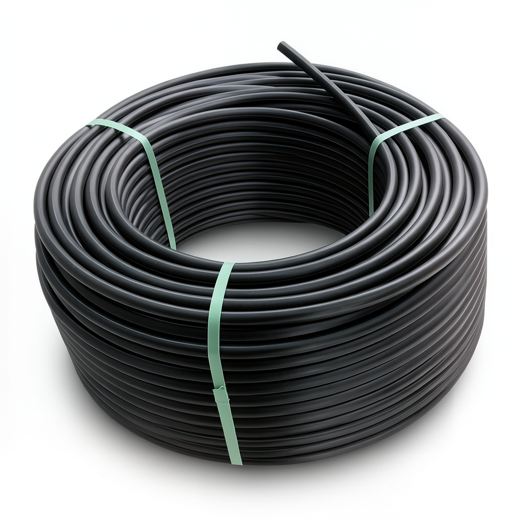 HDPE Plastic Coil Pipe PN 5 Bar PE 80 OD 125 mm SDR 26 Black