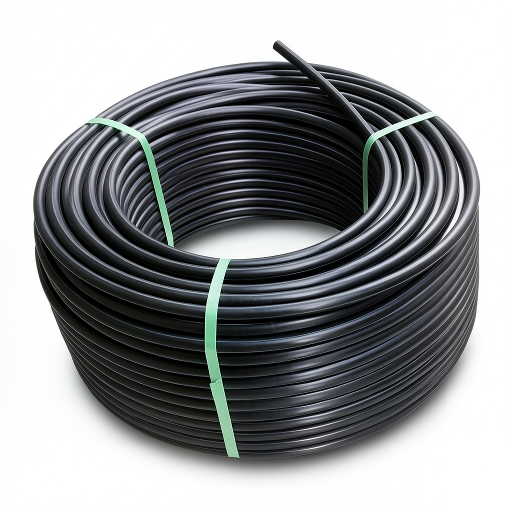 HDPE Plastic Coil Pipe PN 10 Bar PE 80 OD 32 mm SDR 13.6 Black