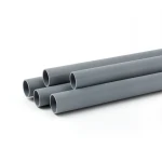 انابيب بلاستيك UPVC كهربائية EB 35 مقاس 6 إنش سمك 3.86 مم لون رمادي