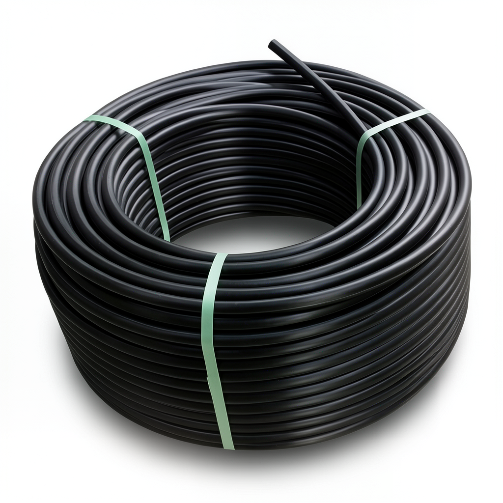 لفة أنابيب بلاستيك HDPE ضغط 10 بار PE 80 قطر خارجي 40 مم SDR 13.6 لون أسود