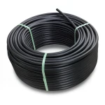 لفة أنابيب HDPE ضغط 5 بار PE 80 قطر خارجي 160 مم SDR 26 لون أسود