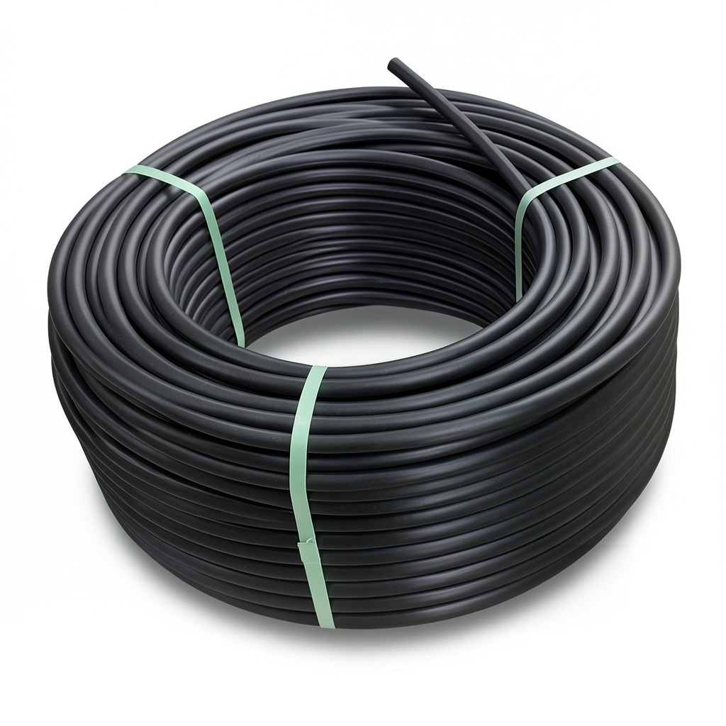 لفة أنابيب HDPE ضغط 5 بار PE 80 قطر خارجي 160 مم SDR 26 لون أسود