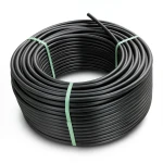 لفة أنابيب بلاستيك HDPE ضغط 8 بار PE 80 قطر خارجي 32 مم SDR 17 لون اسود