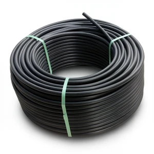 HDPE Plastic Coil Pipe Nominal Pressure 8 Bar PE 80 OD 40 mm SDR 17 Black