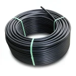 لفة أنابيب HDPE ضغط 10 بار PE 80 قطر خارجي 75 مم SDR 13.6 لون أسود