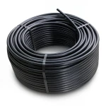 لفة أنابيب HDPE ضغط 10 بار PE 80 قطر خارجي 160 مم SDR 13.6 لون اسود