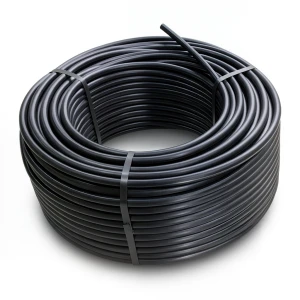 لفة أنابيب HDPE ضغط 10 بار PE 80 قطر خارجي 160 مم SDR 13.6 لون اسود