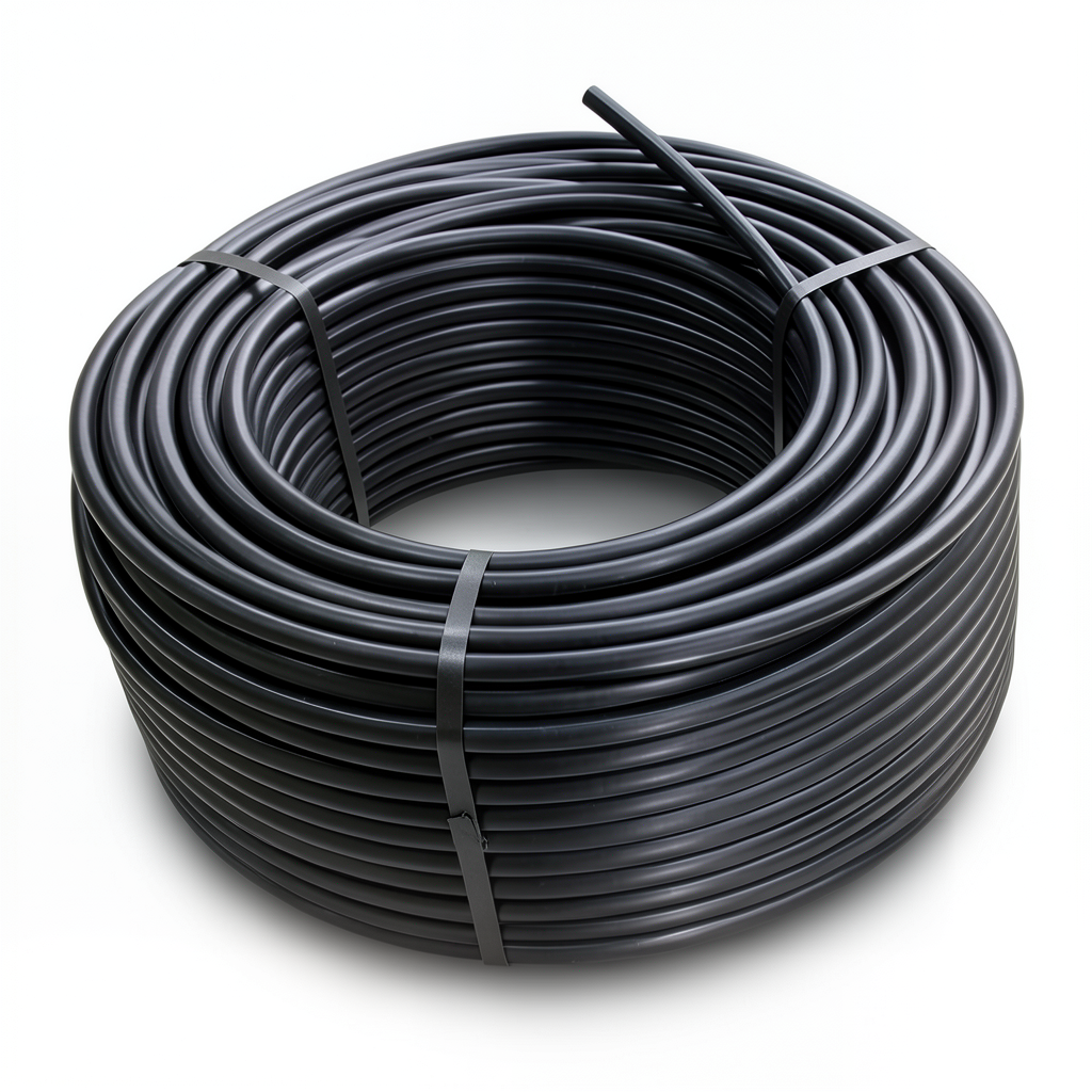 HDPE Plastic Coil Pipe PN 10 Bar PE 80 OD 160 mm SDR 13.6 Black