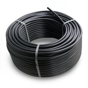 لفة أنابيب HDPE ضغط 8 بار PE 80 قطر خارجي 110 مم SDR 17 أسود