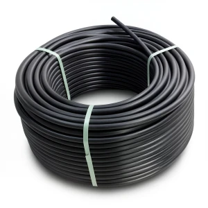 لفة أنابيب HDPE ضغط 10 بار PE 80 قطر خارجي 25 مم SDR 13.6 لون أسود
