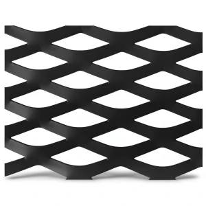 Hot Rolled Black Steel Expanded Metal Mesh Thickness 1.5 mm Width 2.44 m Length 6 m