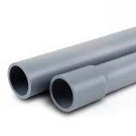 مواسير UPVC ضغط 6 بار قطر خارجي 280 مم سمك 8.2 مم لون رمادي