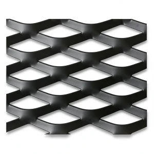 Hot Rolled Black Steel Expanded Metal Mesh Thickness 1.7 mm Width 2.44 m Length 1 m