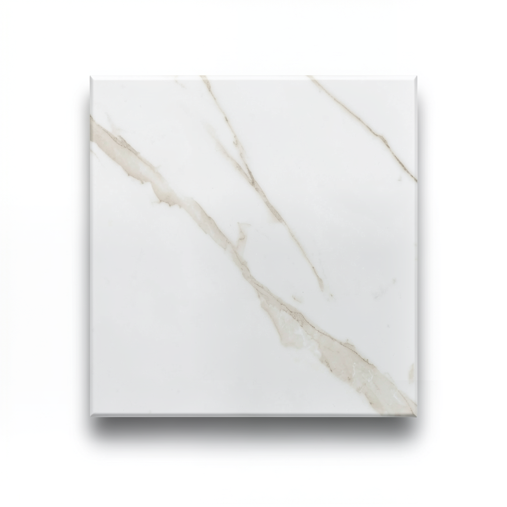 Porcelain Floors 9 mm Thickness, 30x30 cm, Statuario Color, Amore Design