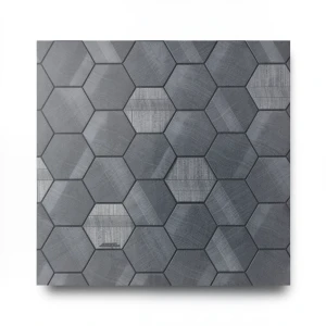 Italian Wallpaper Geometric Design 10m x 0.73m Dark Grey