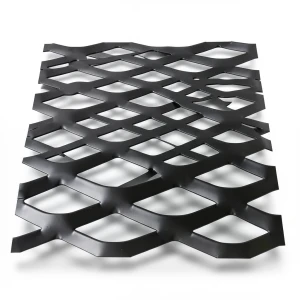 Hot Rolled Black Steel Expanded Metal Mesh Thickness 1.7 mm Width 2.44 m Length 6 m
