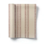 Italian Wallpaper Striped Design 10m x 0.73m, Light Brown