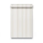 ورق حائط ايطالي تصميم مقلم مقاس 10 م×0.73م، بيج شاحب