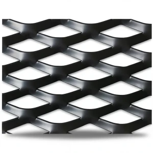 Hot Rolled Black Steel Expanded Metal Mesh Thickness 1.7 mm Width 2.44 m Length 4 m