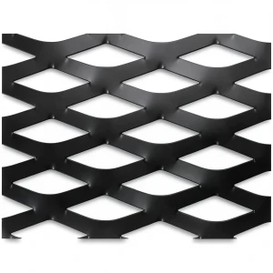 Hot Rolled Black Steel Expanded Metal Mesh Thickness 1.7 mm Width 2.44 m Length 6 m