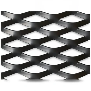 Hot Rolled Black Steel Expanded Metal Mesh Thickness 1.8 mm Width 2.44 m Length 7 m