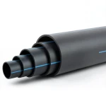 أنابيب HDPE ضغط 12.5 بار PE 80 قطر خارجي 500 مم SDR 11 لون أسود