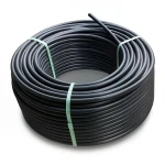 لفة أنابيب HDPE ضغط 12.5 بار PE 80 قطر خارجي 20 مم SDR 11 لون أسود