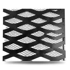 Hot Rolled Black Steel Expanded Metal Mesh Thickness 2 mm Width 2.44 m Length 1 m