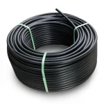 لفة أنابيب بلاستيك HDPE ضغط 12.5 بار PE 80 قطر خارجي 75 مم SDR 11 لون أسود