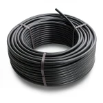 لفة أنابيب بلاستيك HDPE ضغط 12.5 بار [PE 80] قطر خارجي 140 مم SDR 11 لون أسود